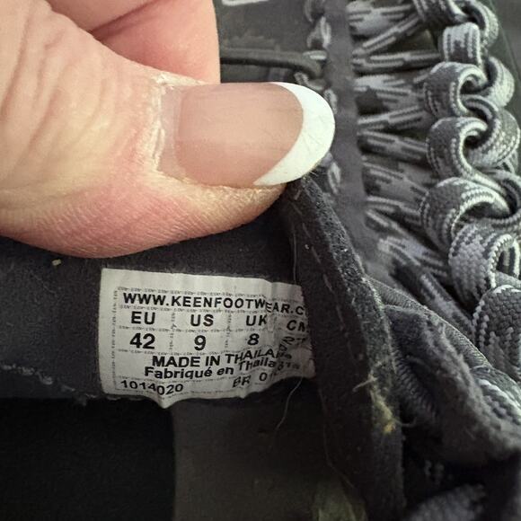 KEEN Uneek Gray Braided Corded Slip-on Sandal Men's Size 9 EUC - Picture 6 of 6